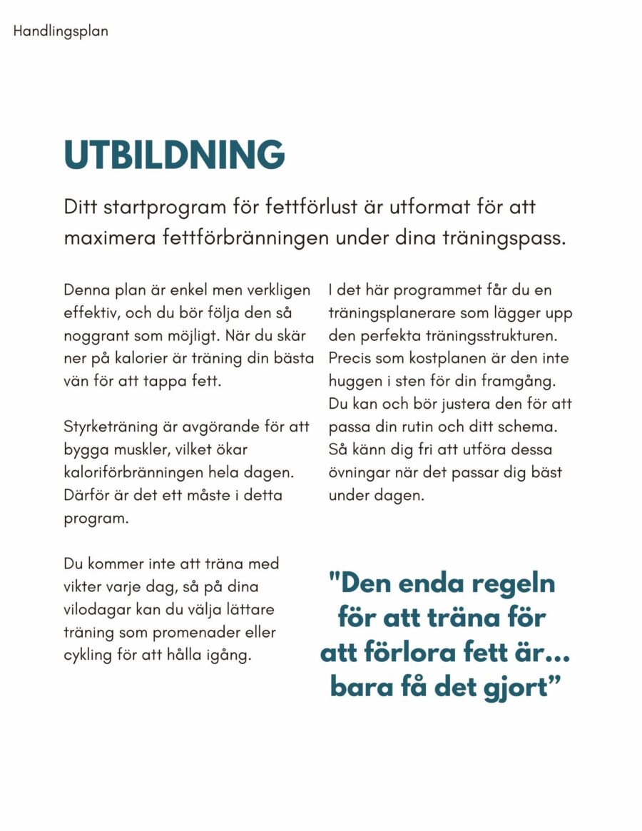 Kickstart - Tappa Fett Öka Styrkan - Bild 3