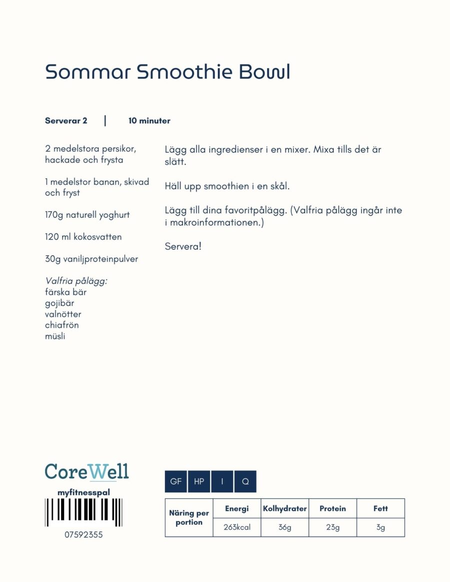 Högprotein - frukost, mellis och Smoothies - Bild 6