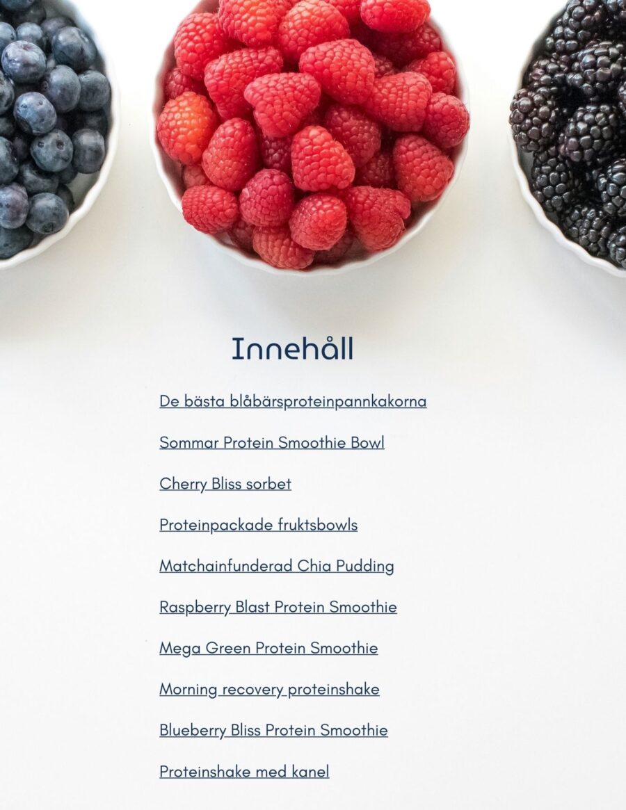 Högprotein - frukost, mellis och Smoothies - Bild 5